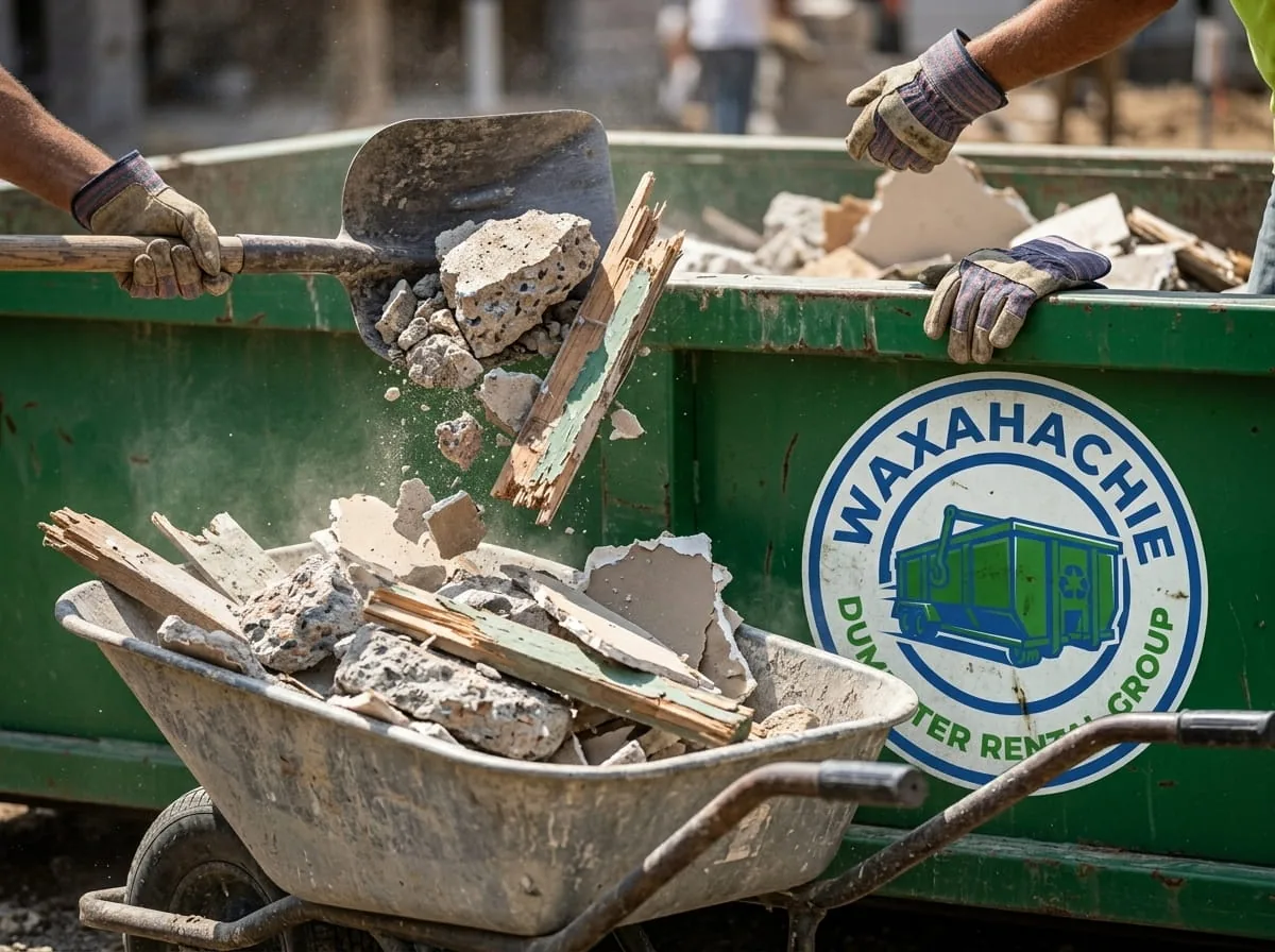Roofing Dumpster Rental in Waxahachie TX
